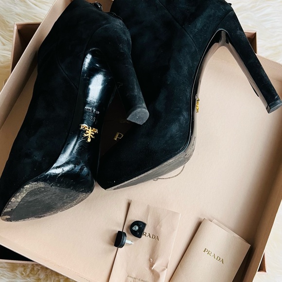 Authentic Prada platform bootie size 38 - Picture 7 of 8